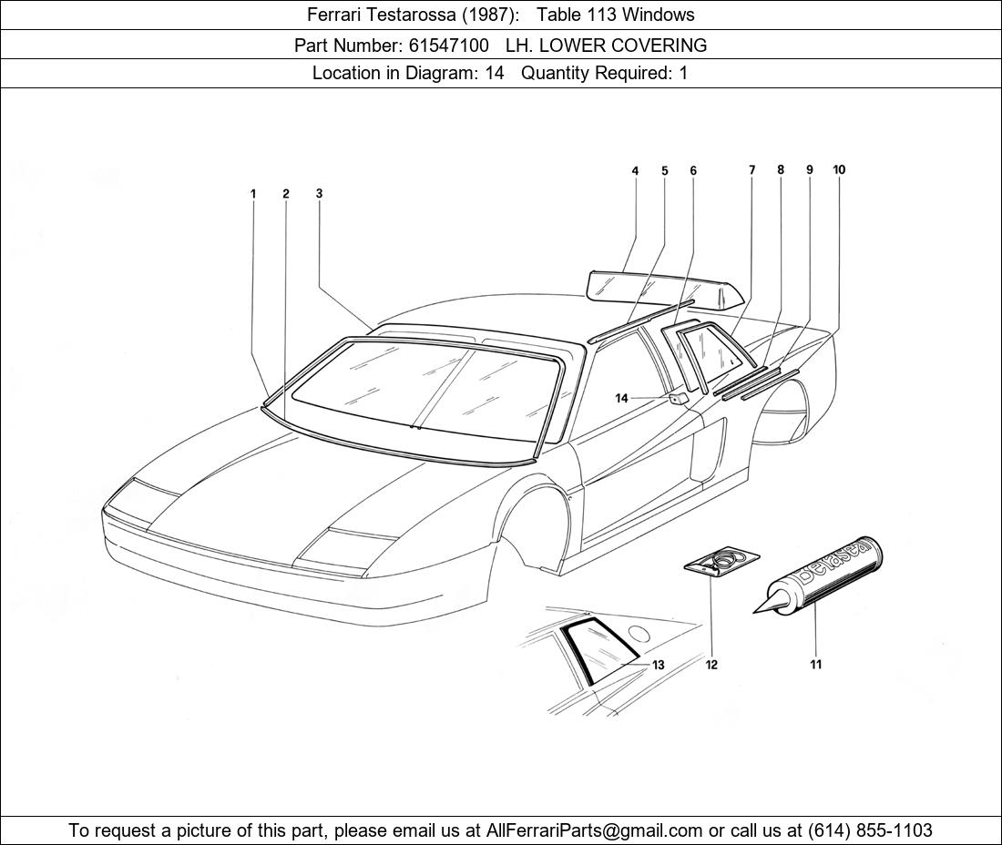 Ferrari Part 61547100