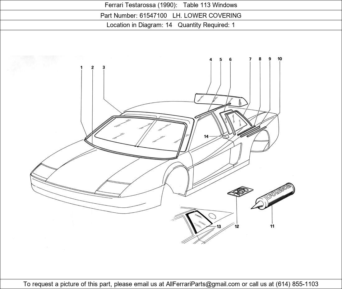 Ferrari Part 61547100