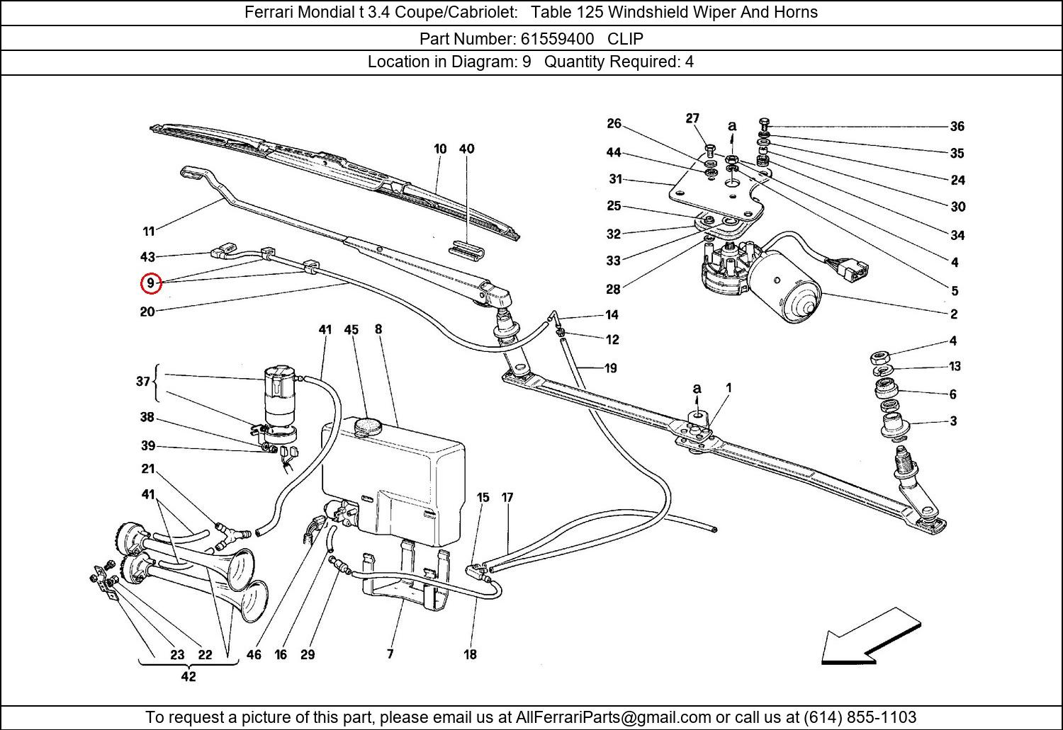 Ferrari Part 61559400