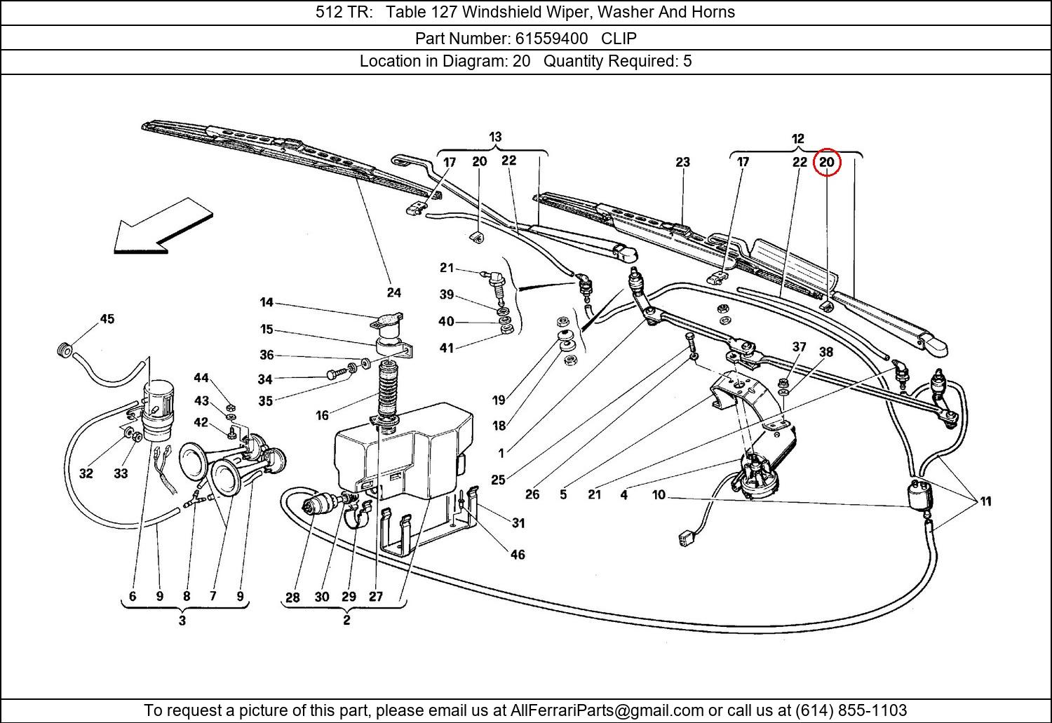 Ferrari Part 61559400