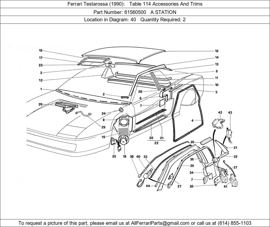 Ferrari Part 61560500