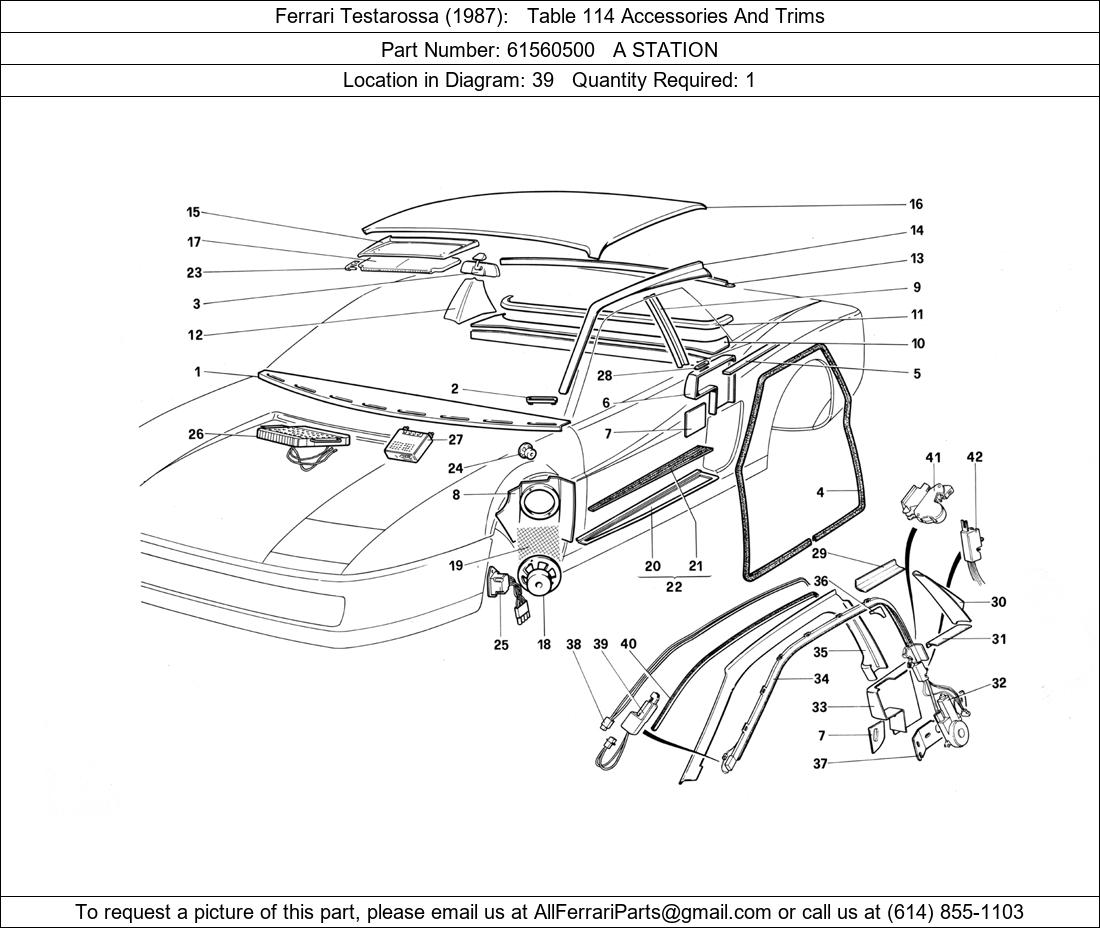 Ferrari Part 61560500