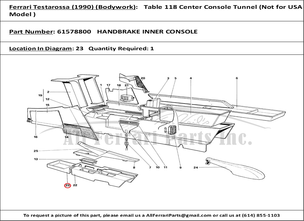 Ferrari Part 61578800