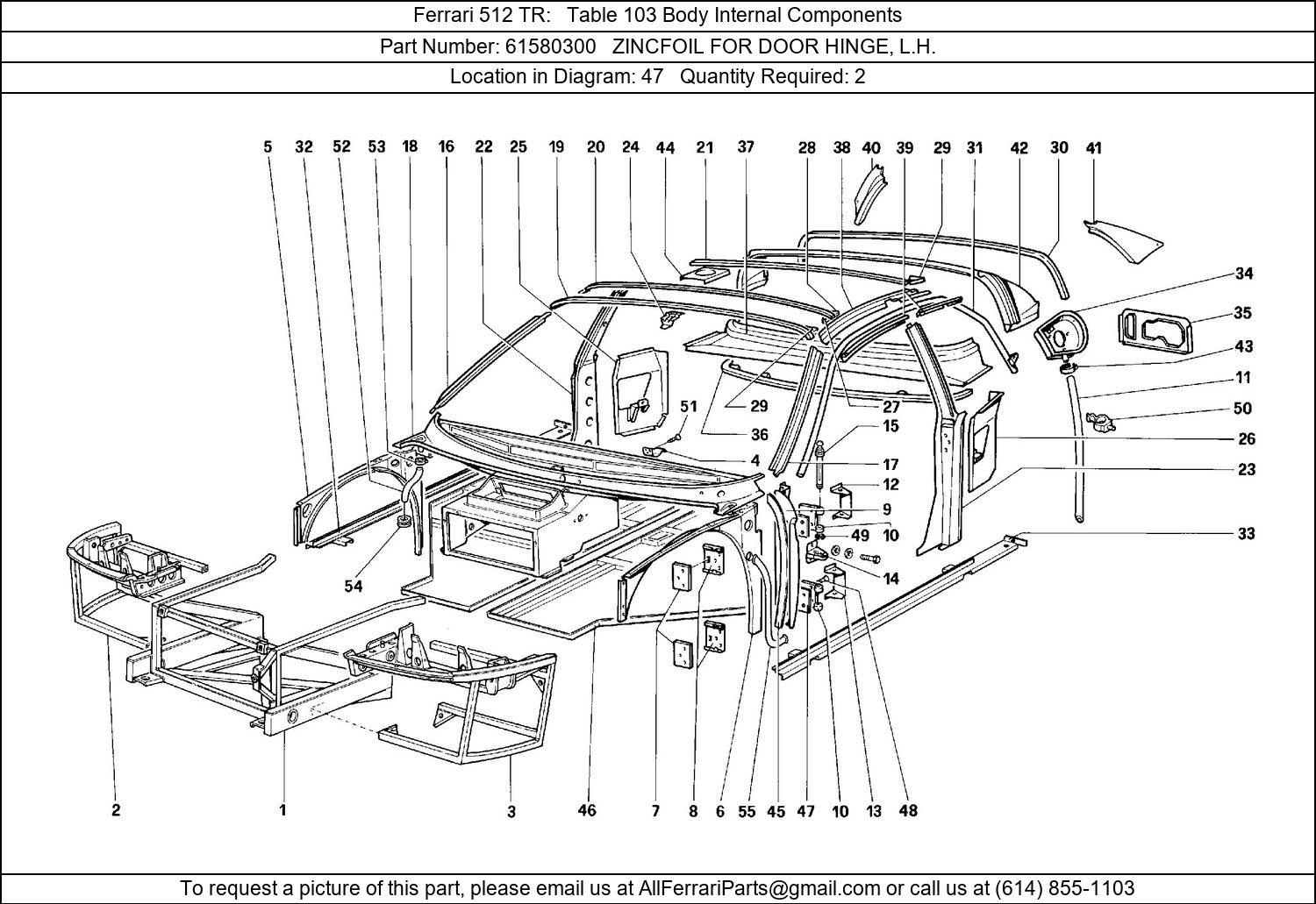 Ferrari Part 61580300