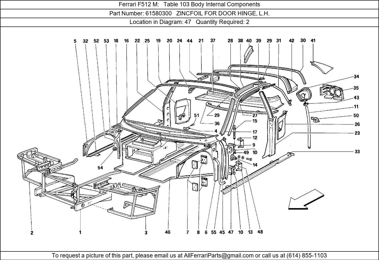 Ferrari Part 61580300