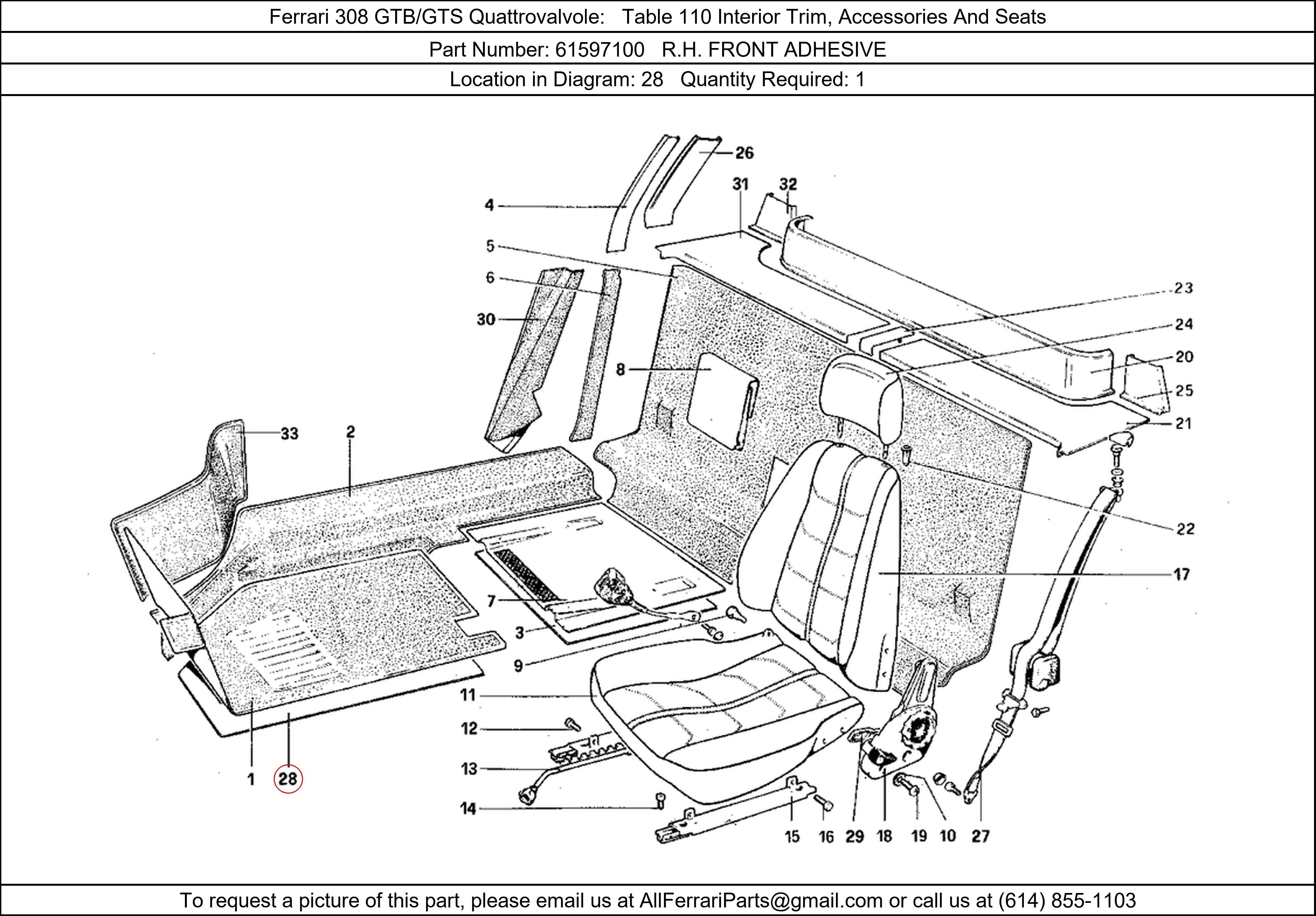 Ferrari Part 61597100