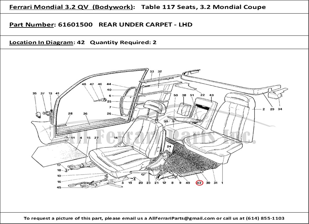 Ferrari Part 61601500