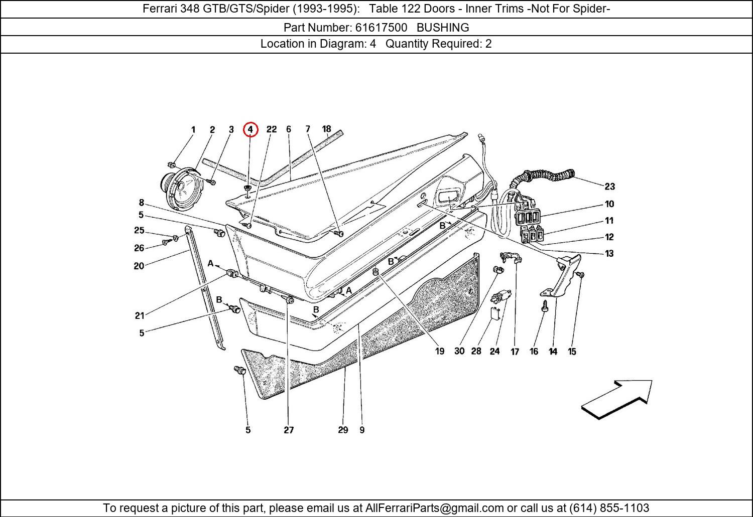 Ferrari Part 61617500