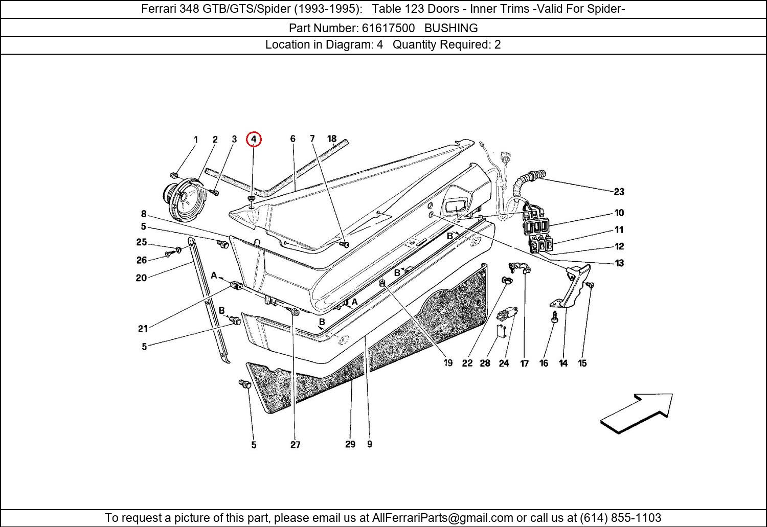 Ferrari Part 61617500