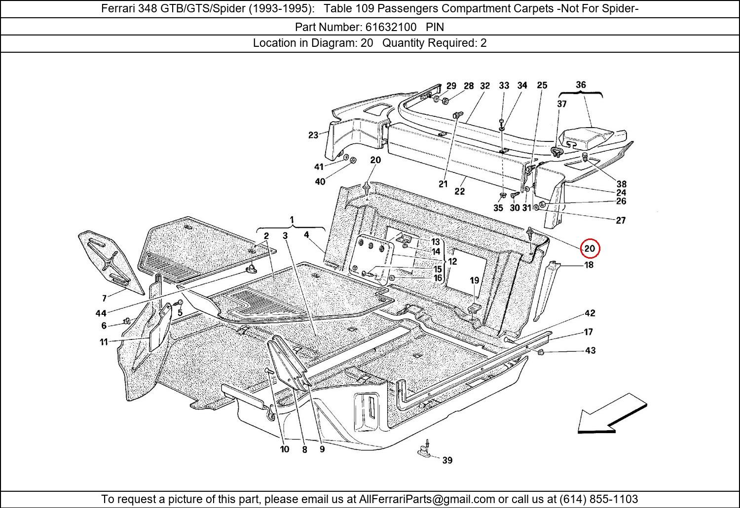 Ferrari Part 61632100