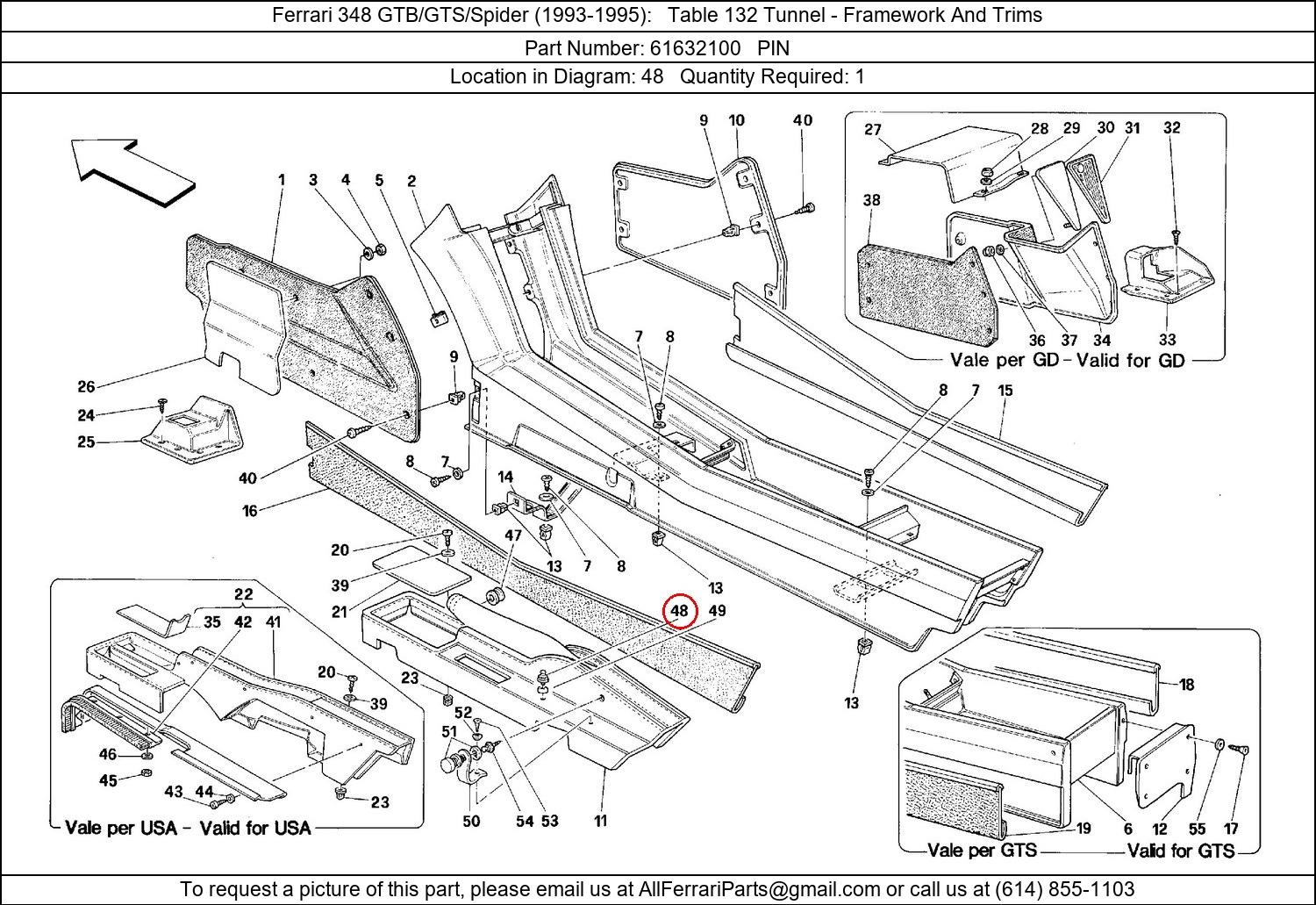 Ferrari Part 61632100