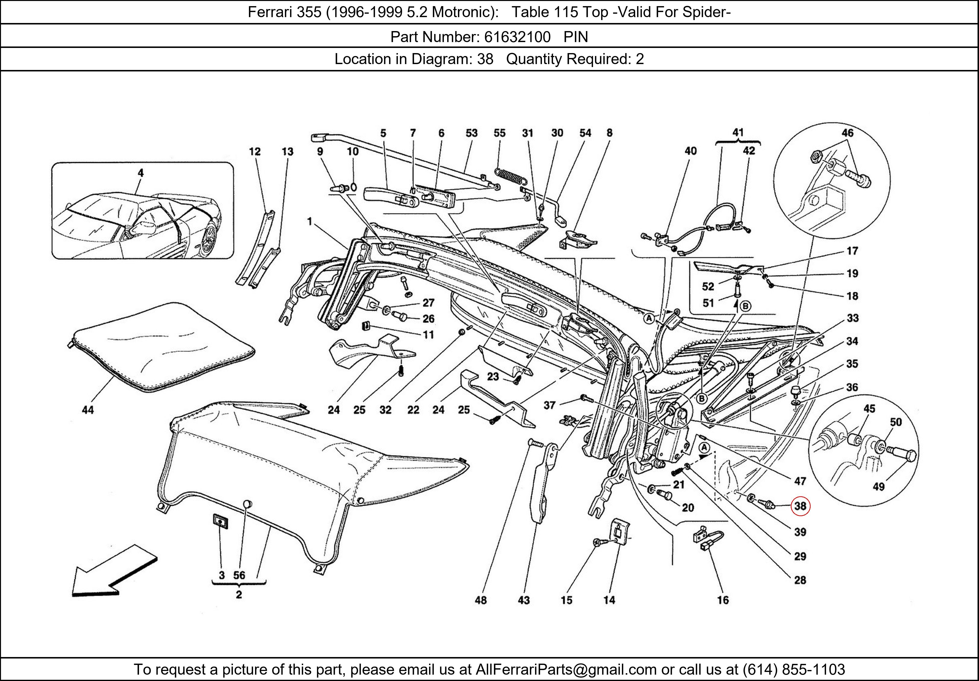 Ferrari Part 61632100