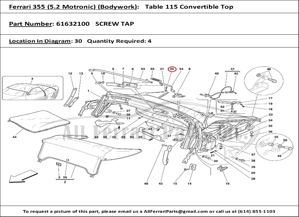 Ferrari Part 61632100