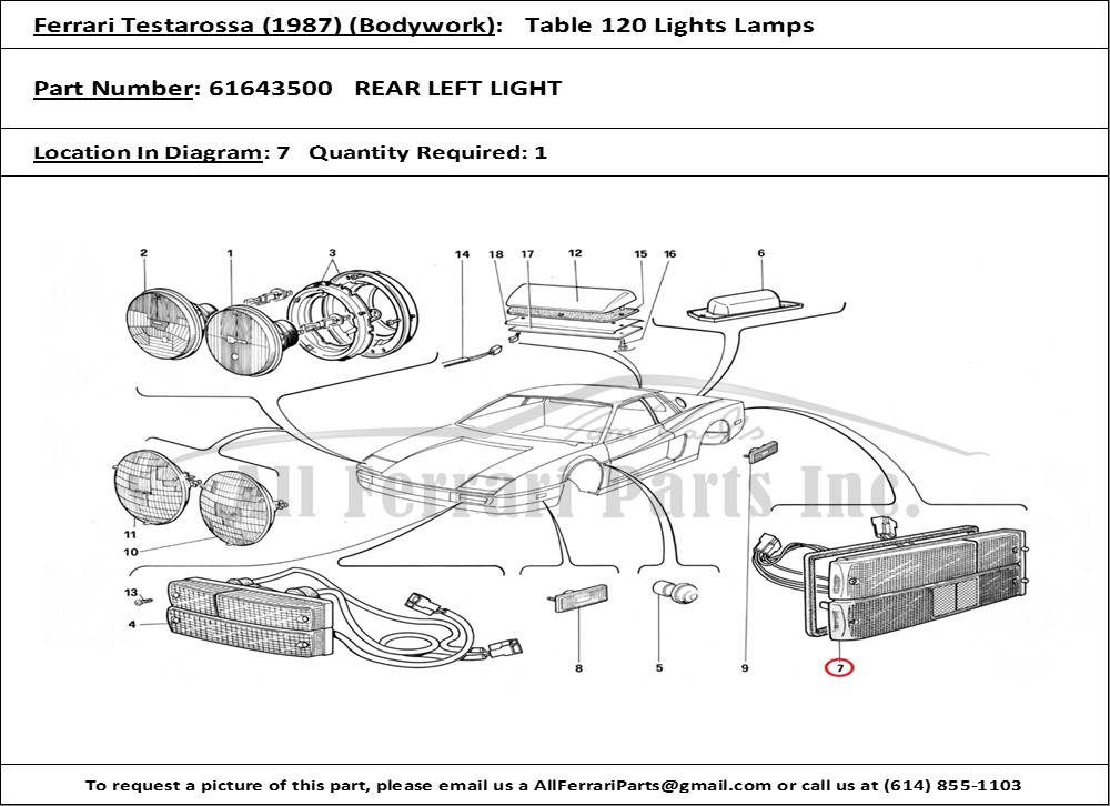 Ferrari Part 61643500