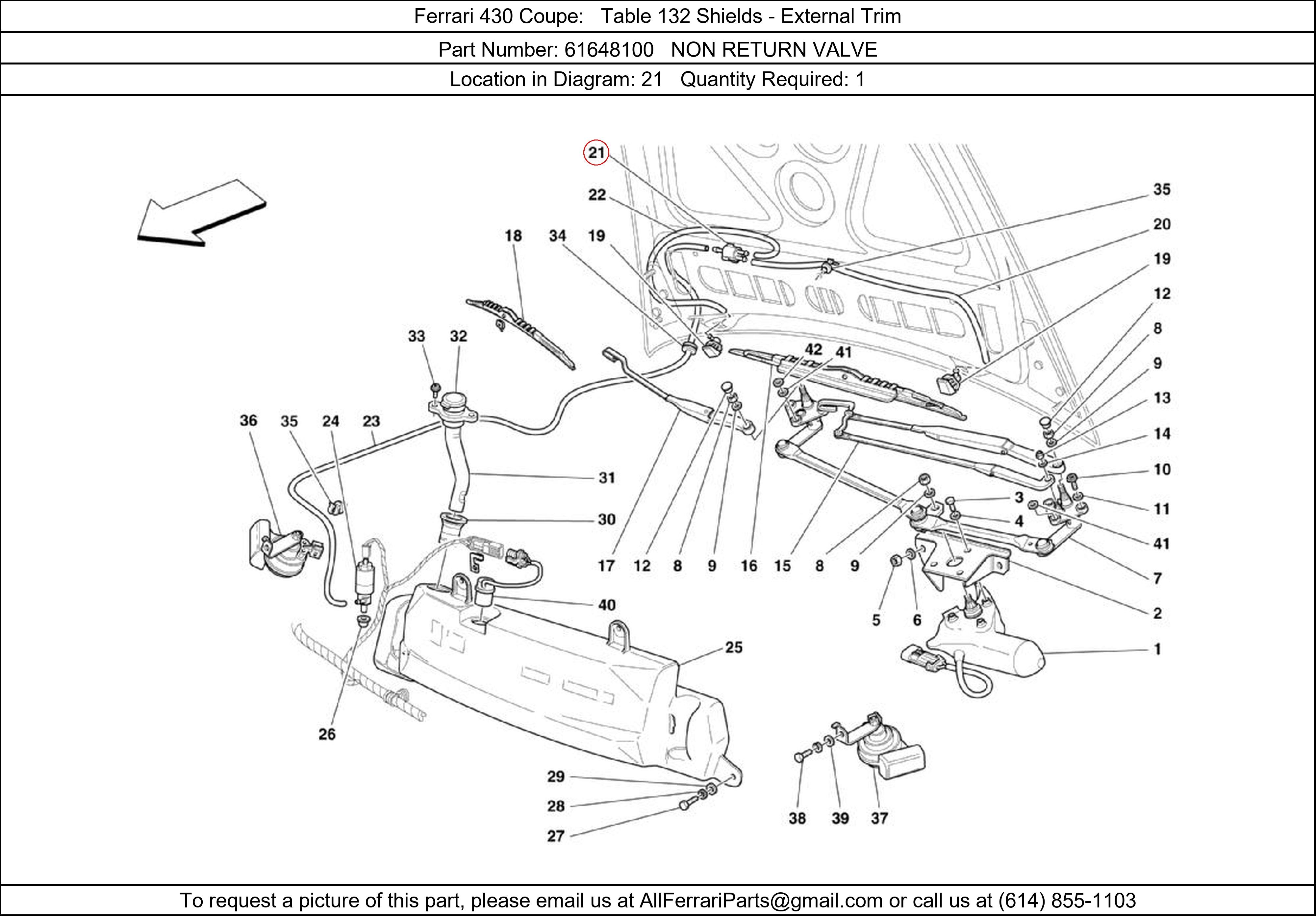 Ferrari Part 61648100