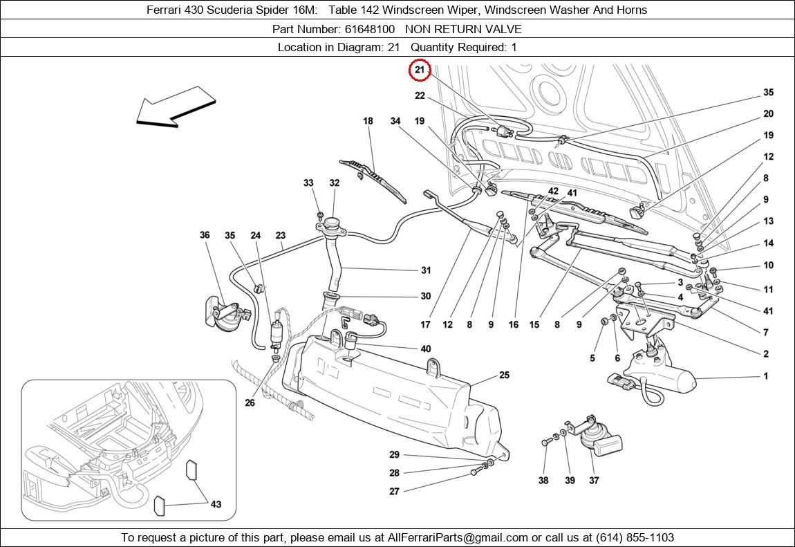 Ferrari Part 61648100