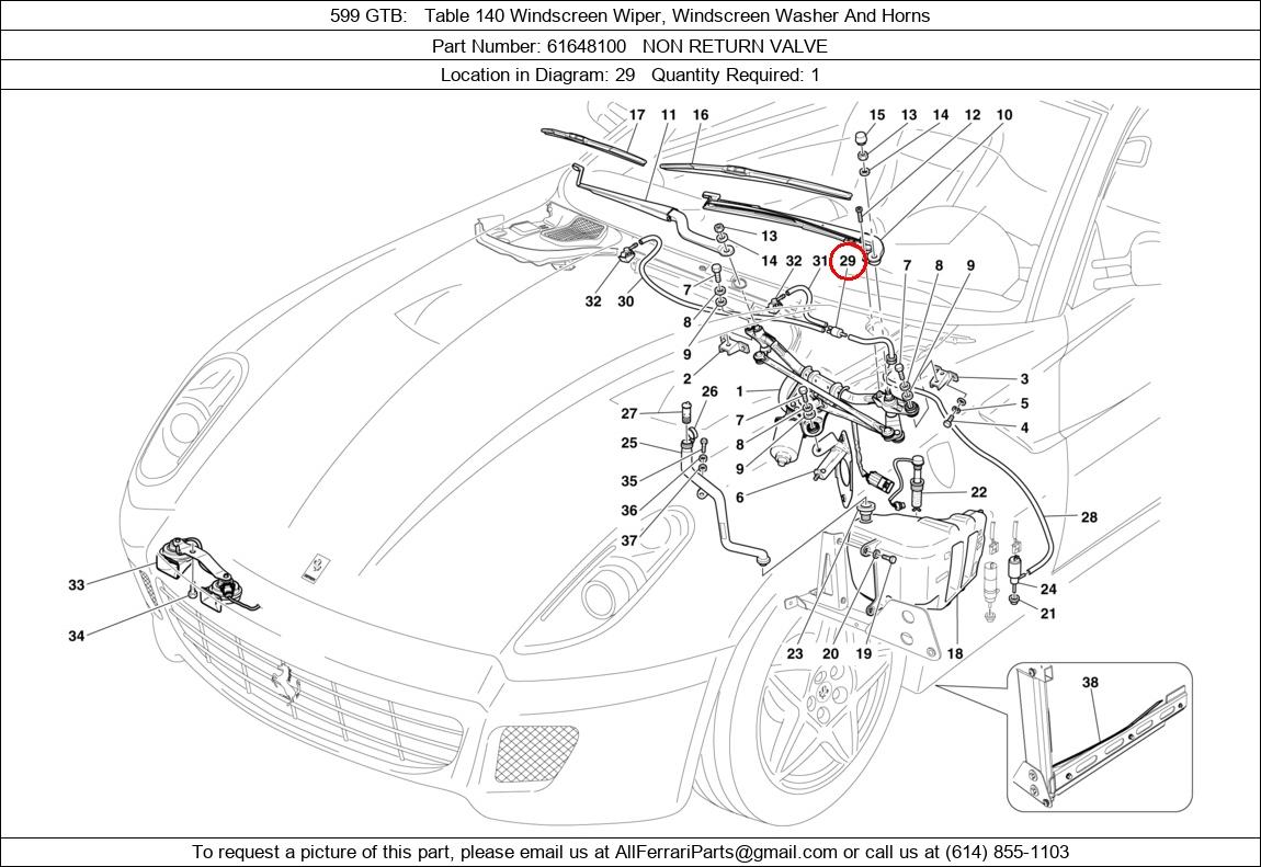 Ferrari Part 61648100