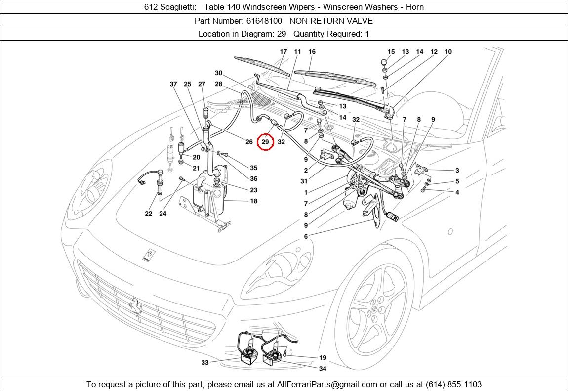 Ferrari Part 61648100