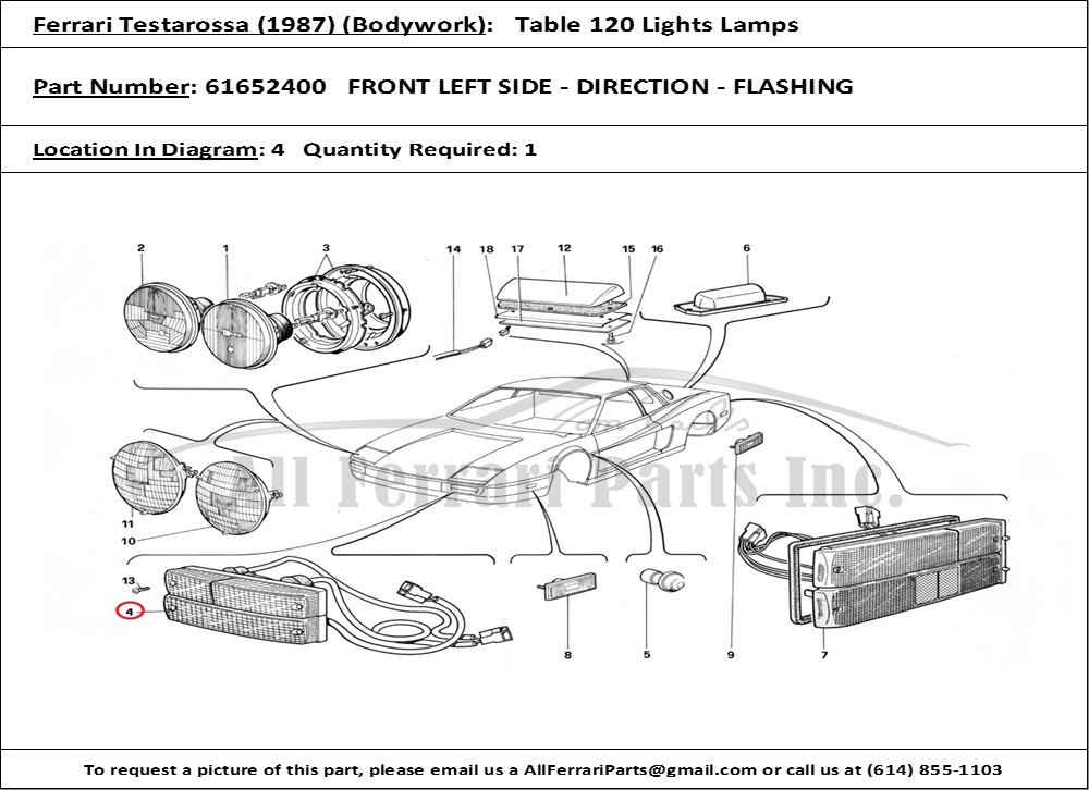 Ferrari Part 61652400