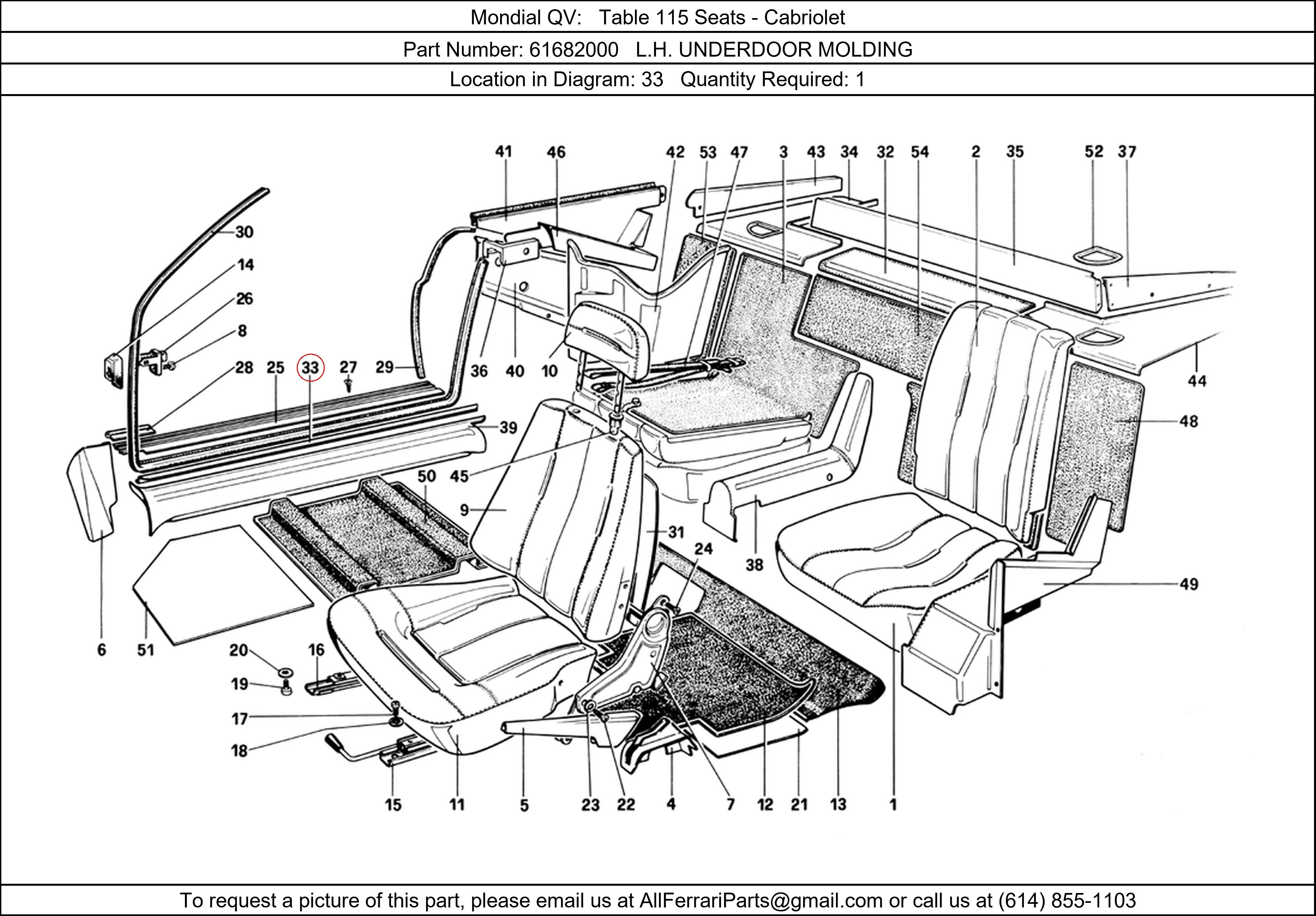 Ferrari Part 61682000