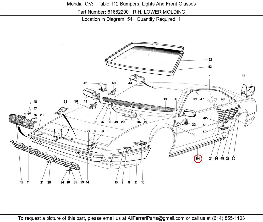 Ferrari Part 61682200