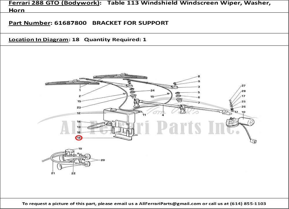 Ferrari Part 61687800