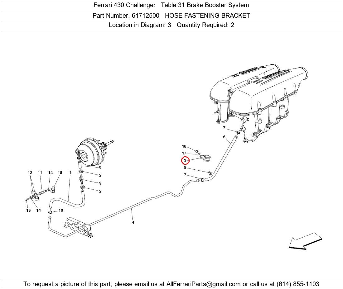 Ferrari Part 61712500