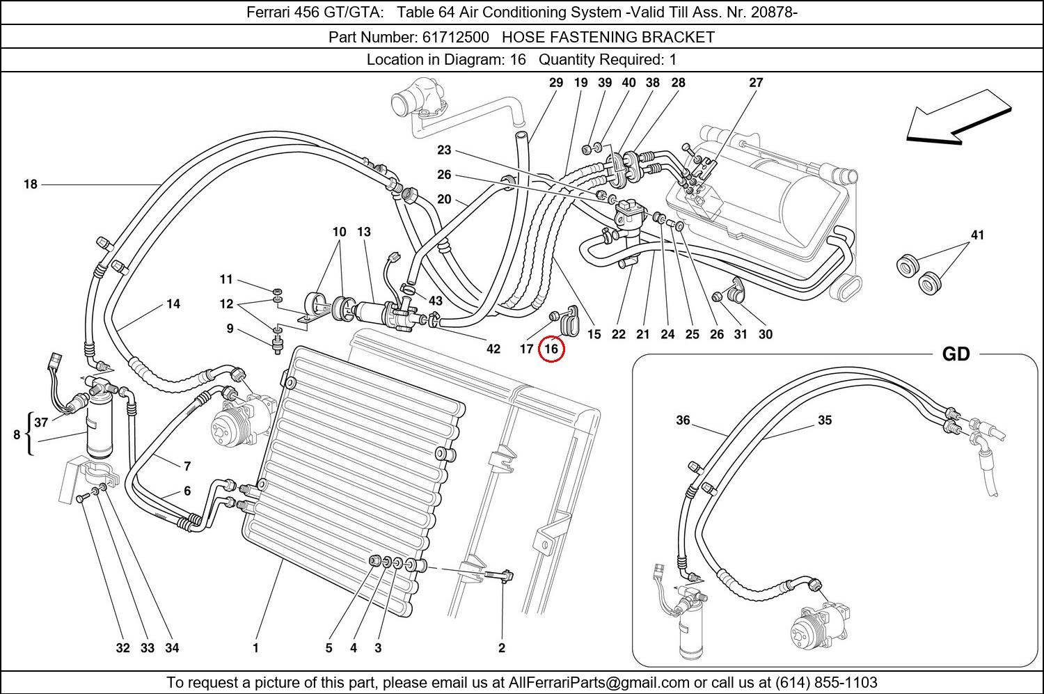 Ferrari Part 61712500