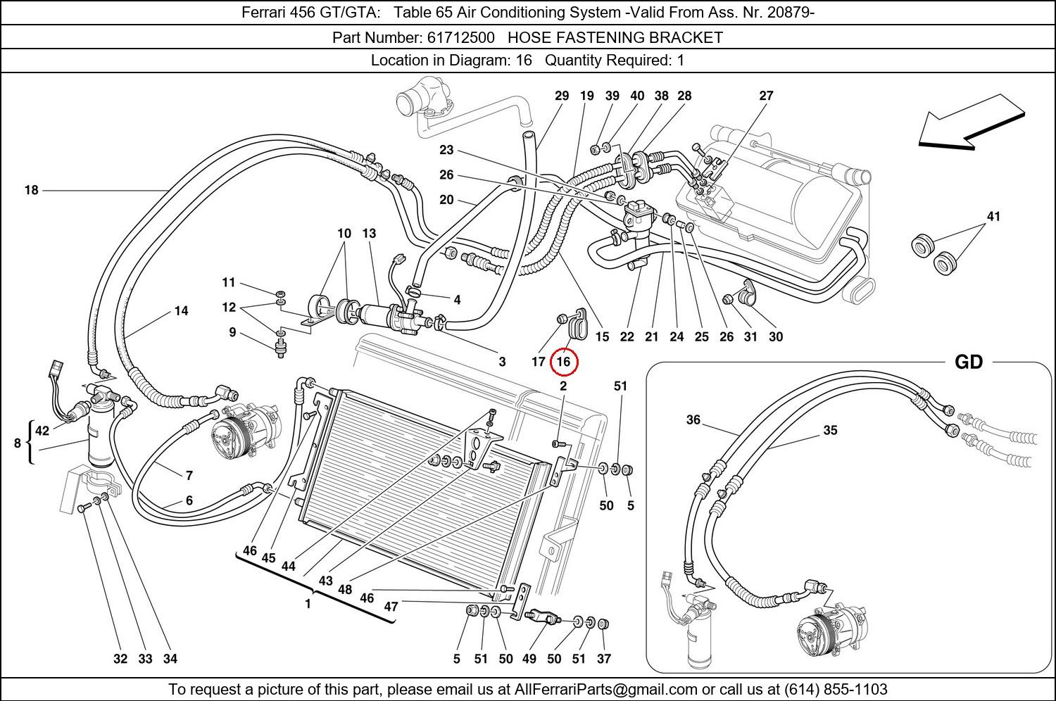 Ferrari Part 61712500