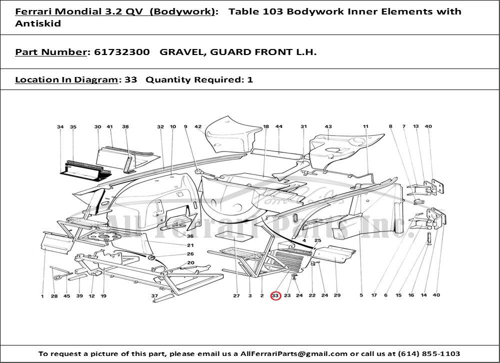 Ferrari Part 61732300