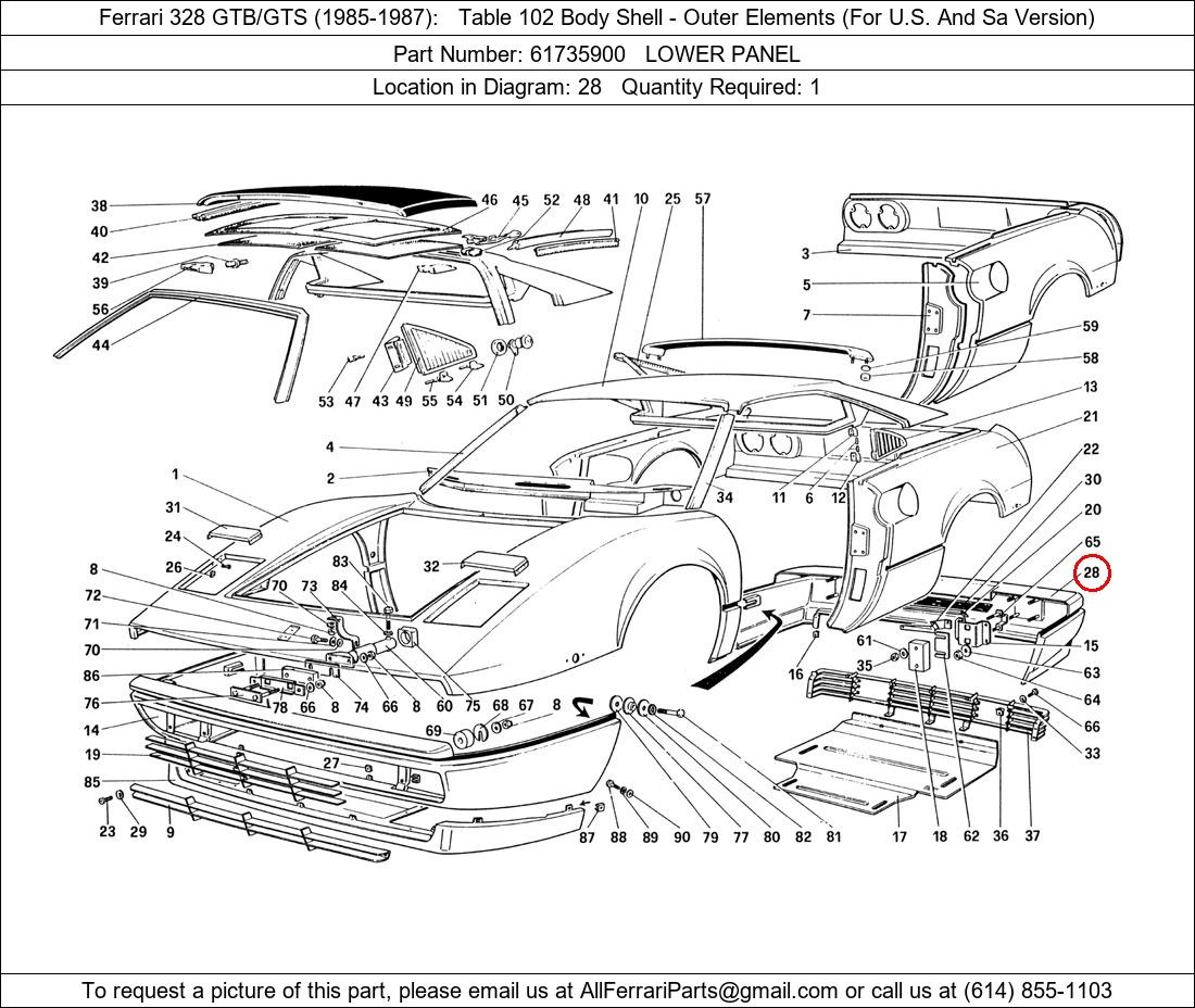 Ferrari Part 61735900