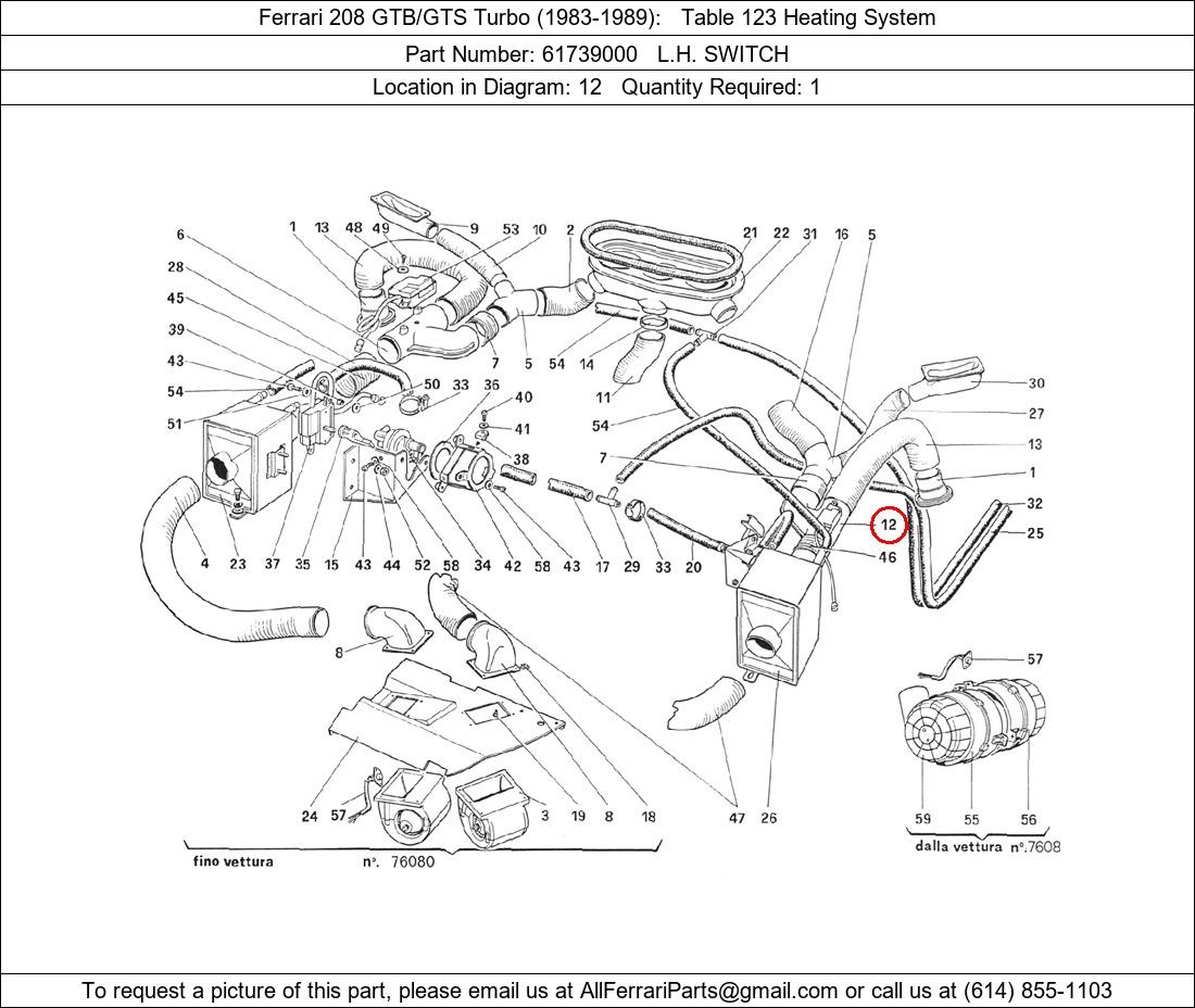 Ferrari Part 61739000