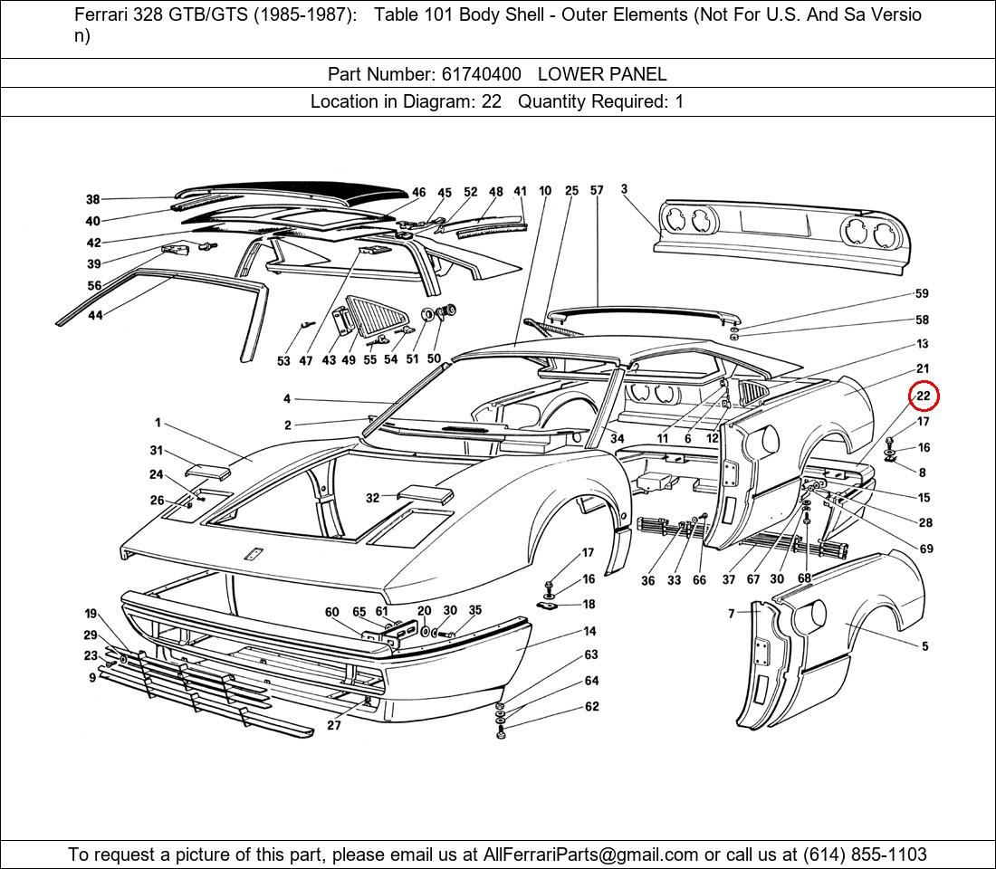 Ferrari Part 61740400