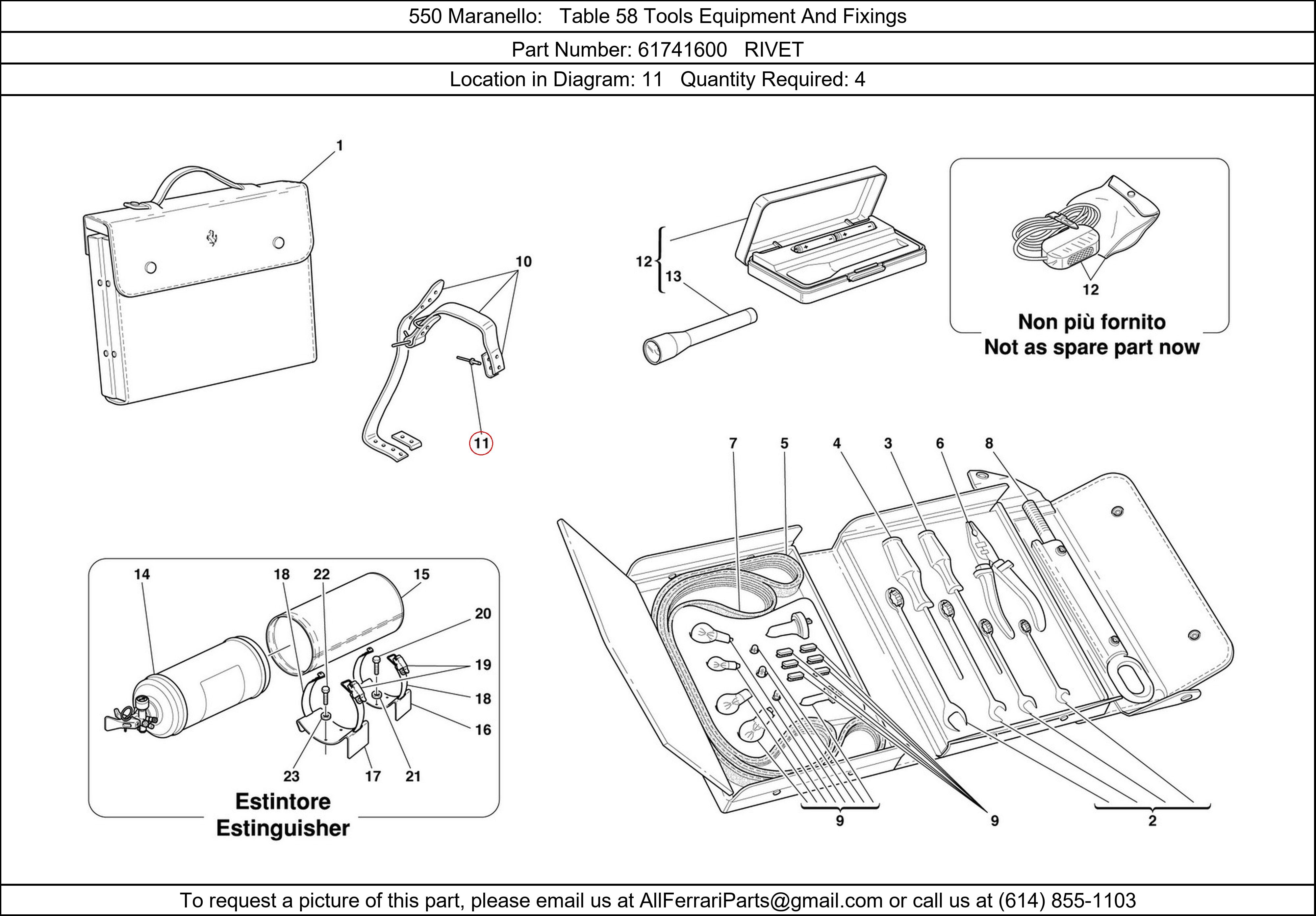 Ferrari Part 61741600