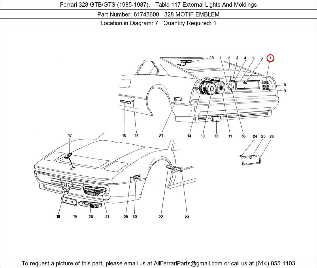 Ferrari Part 61743600