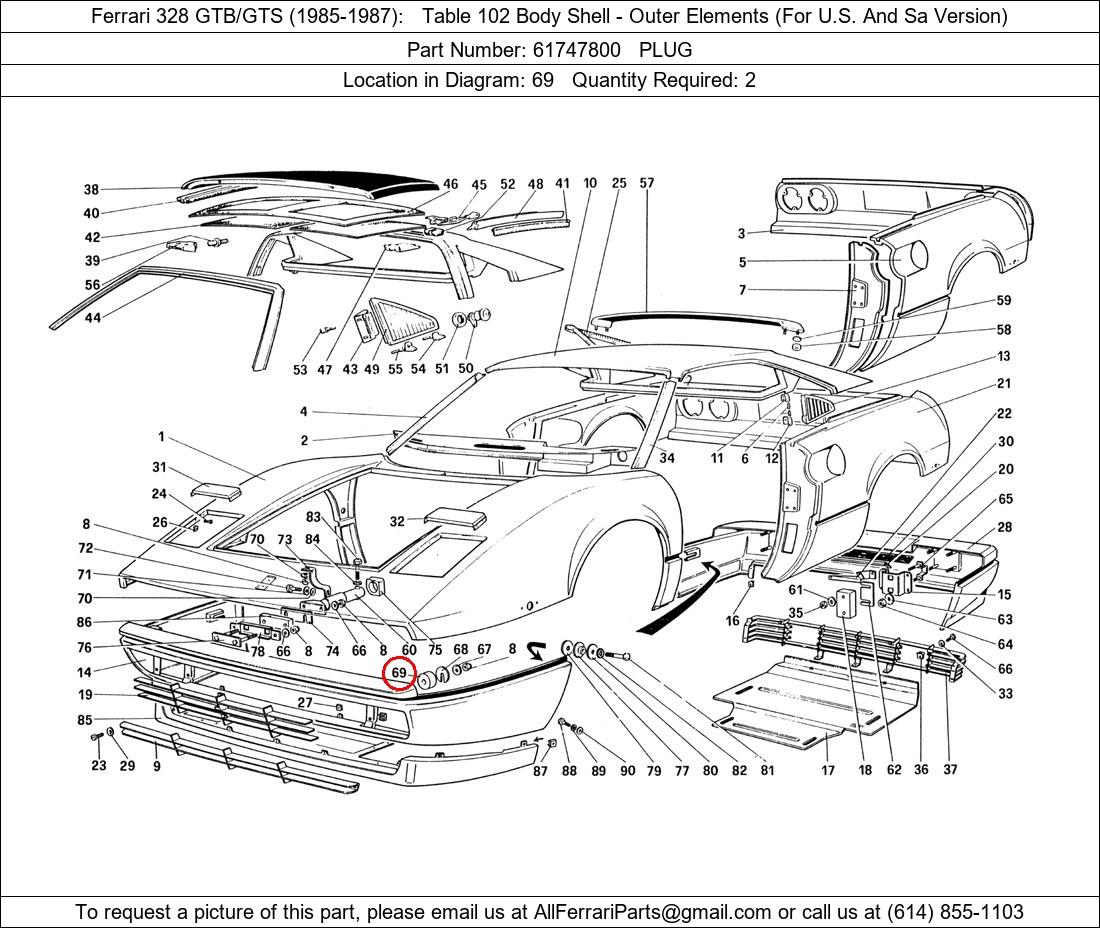 Ferrari Part 61747800