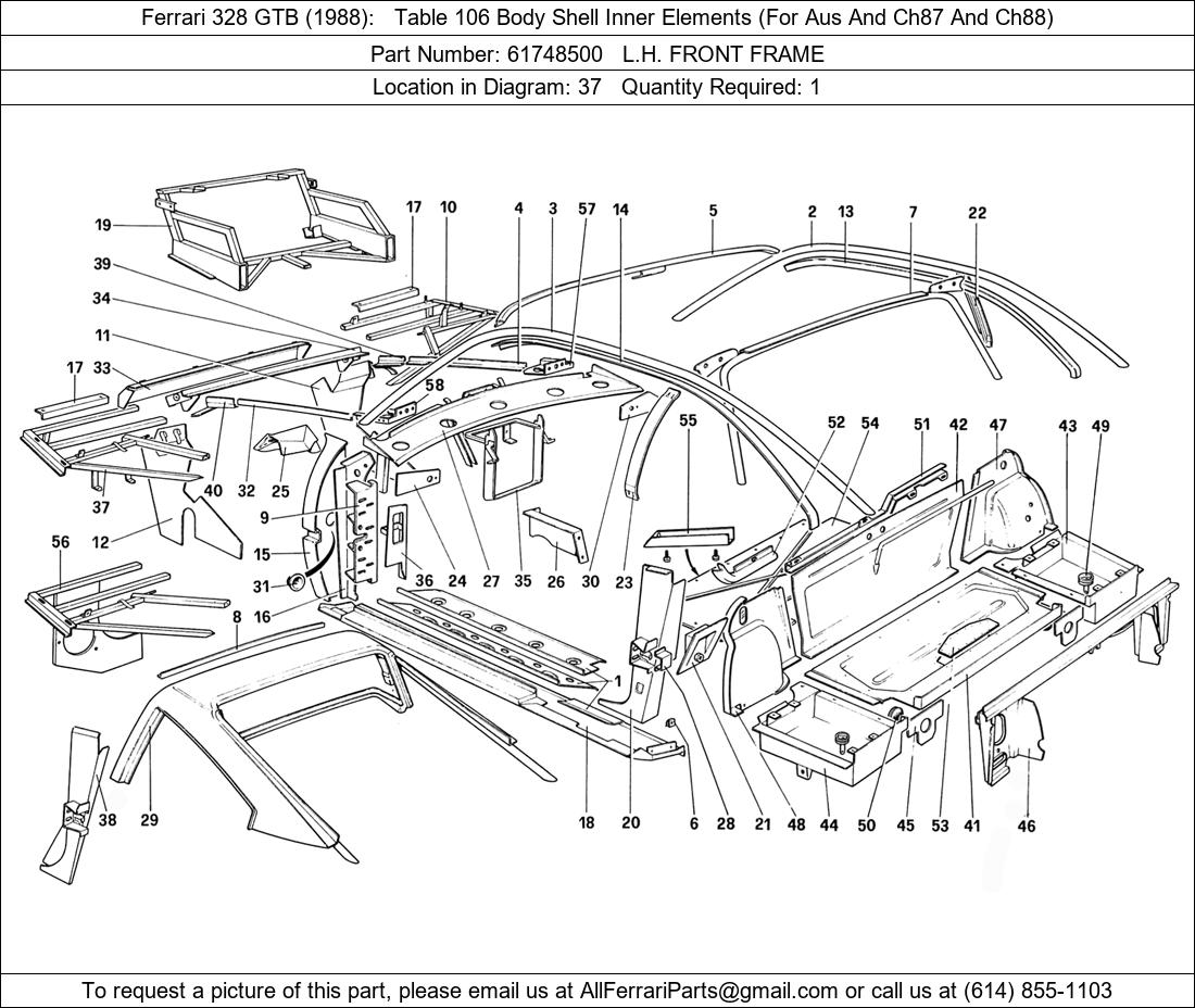 Ferrari Part 61748500