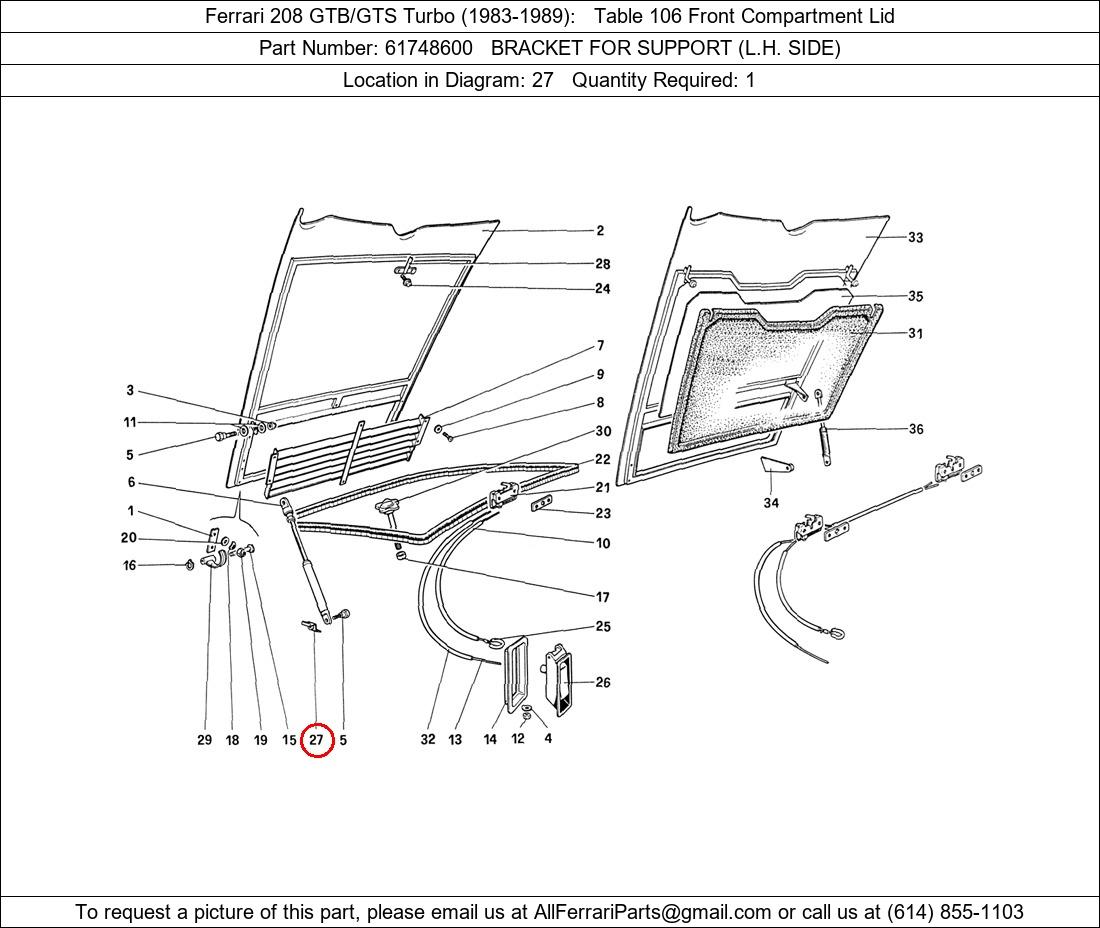 Ferrari Part 61748600