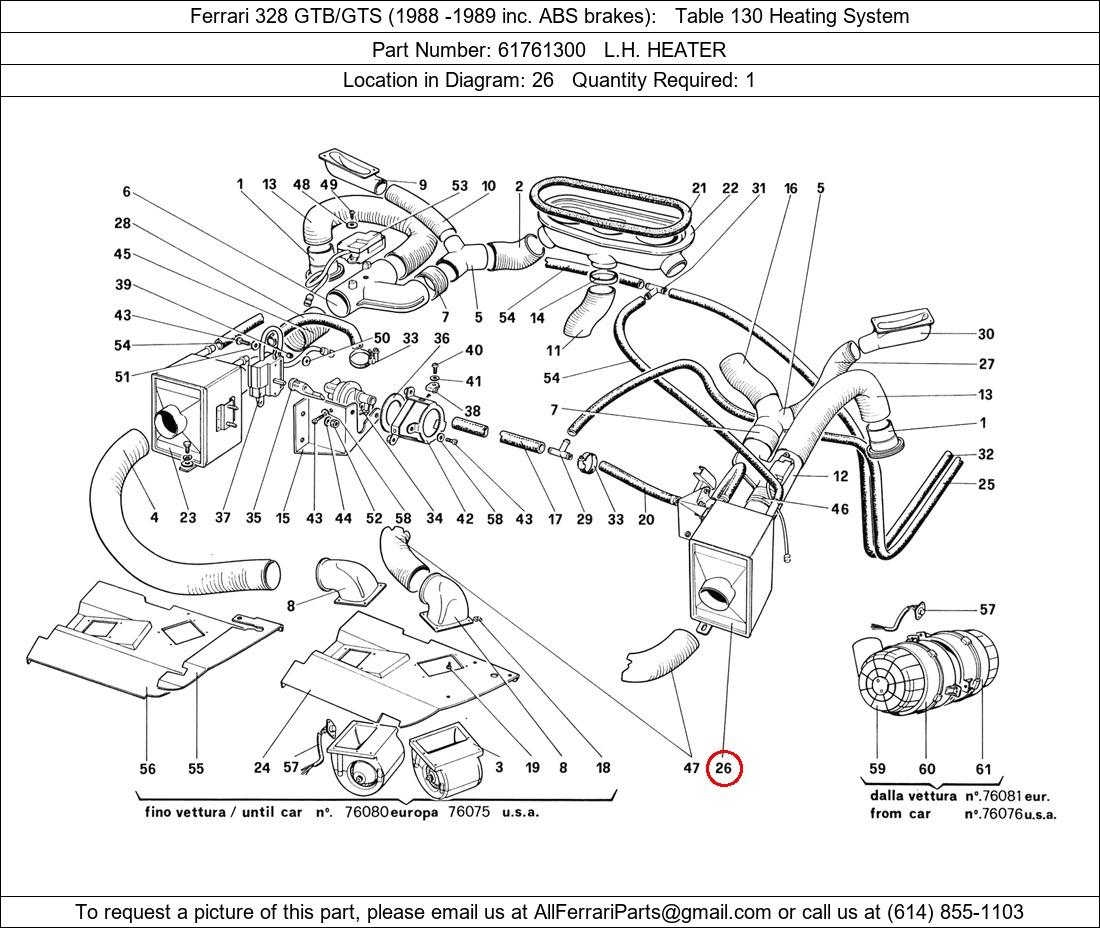 Ferrari Part 61761300