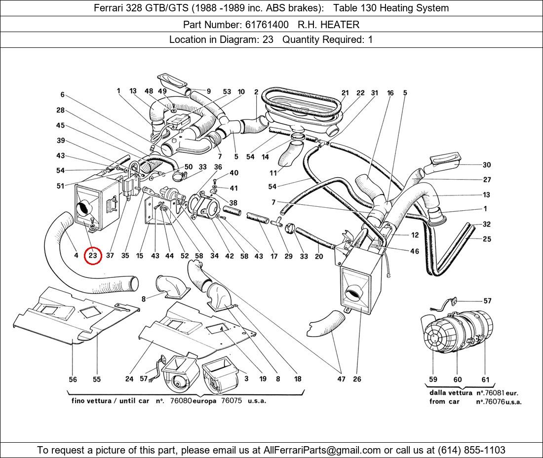 Ferrari Part 61761400