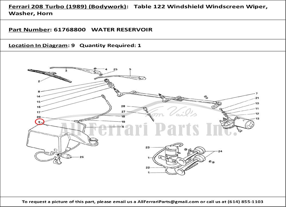 Ferrari Part 61768800