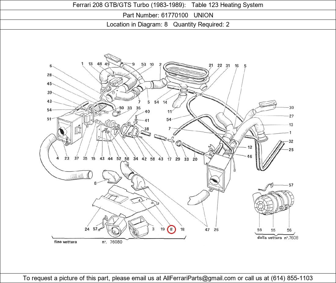 Ferrari Part 61770100