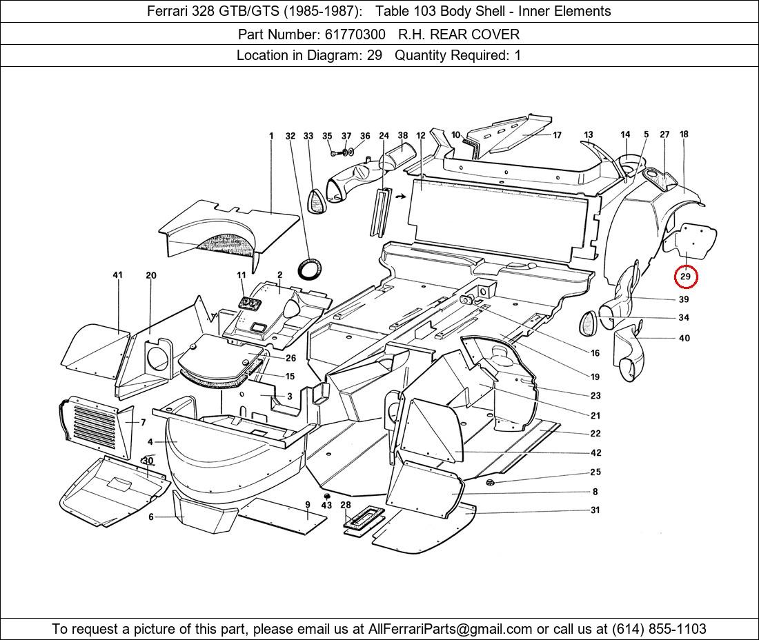 Ferrari Part 61770300