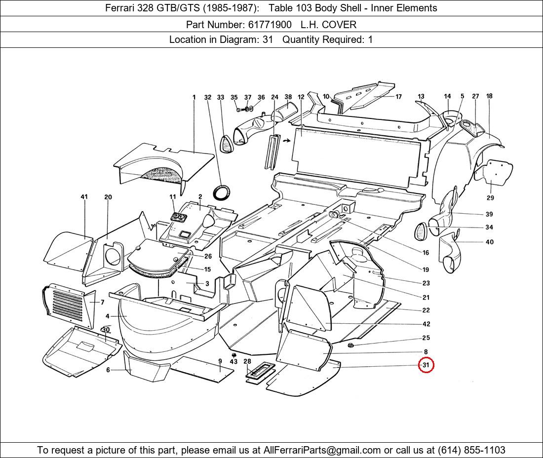 Ferrari Part 61771900