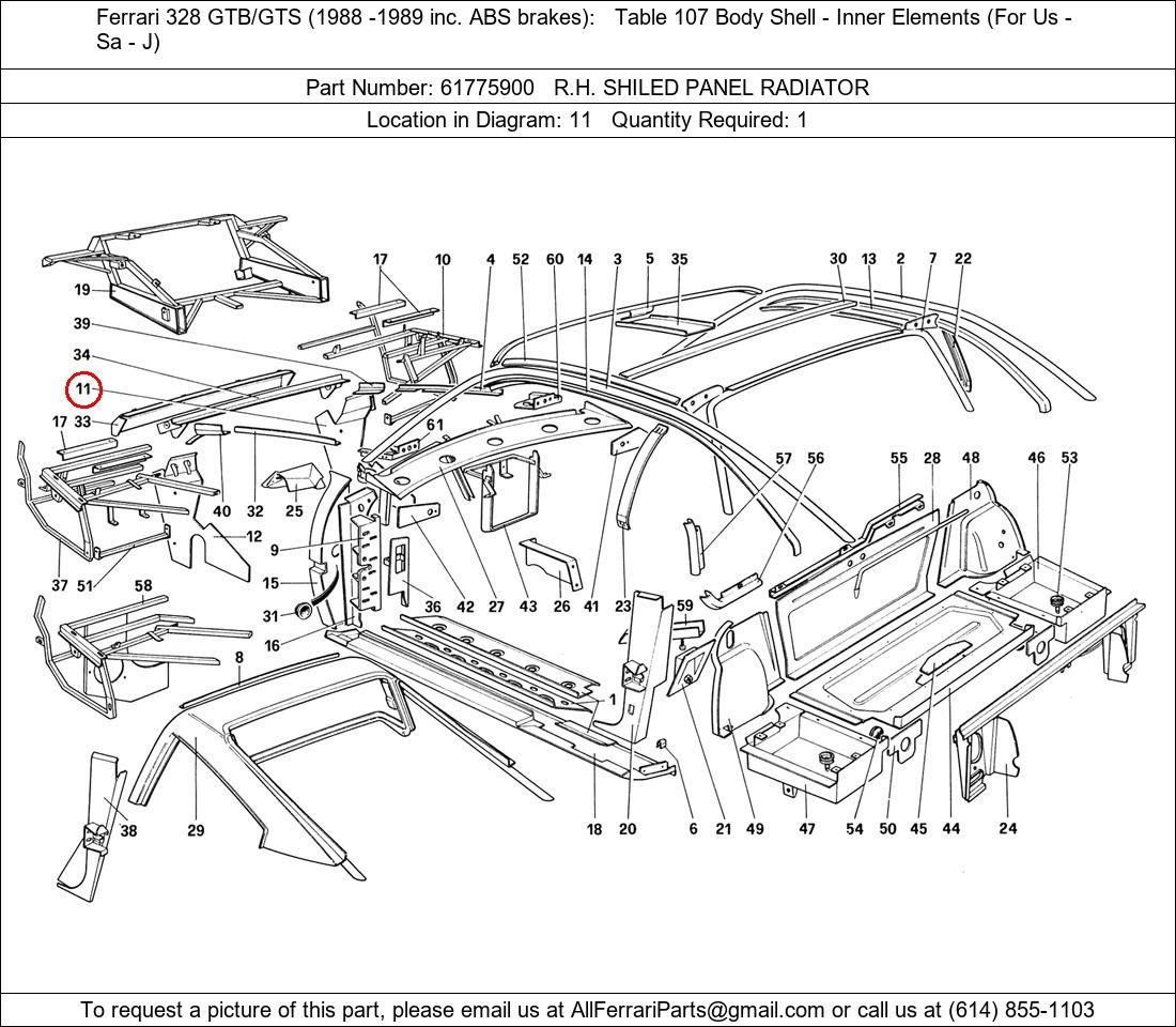 Ferrari Part 61775900