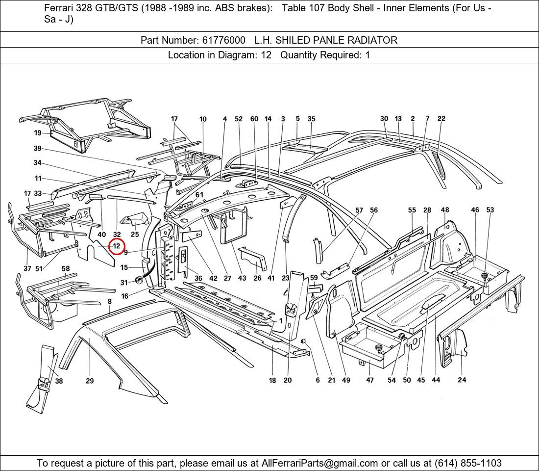 Ferrari Part 61776000