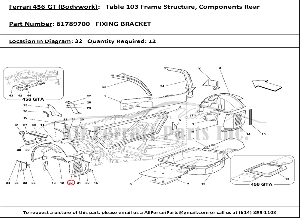 Ferrari Part 61789700