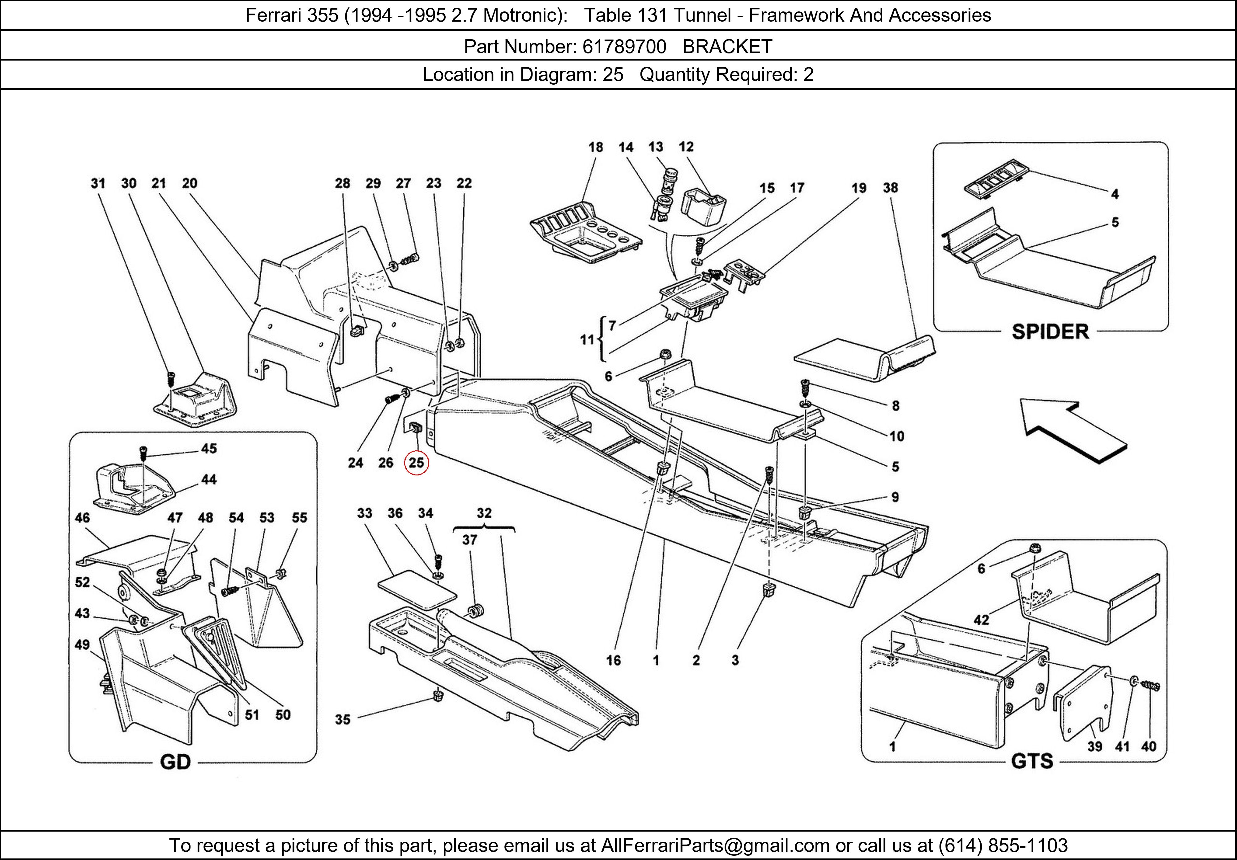 Ferrari Part 61789700