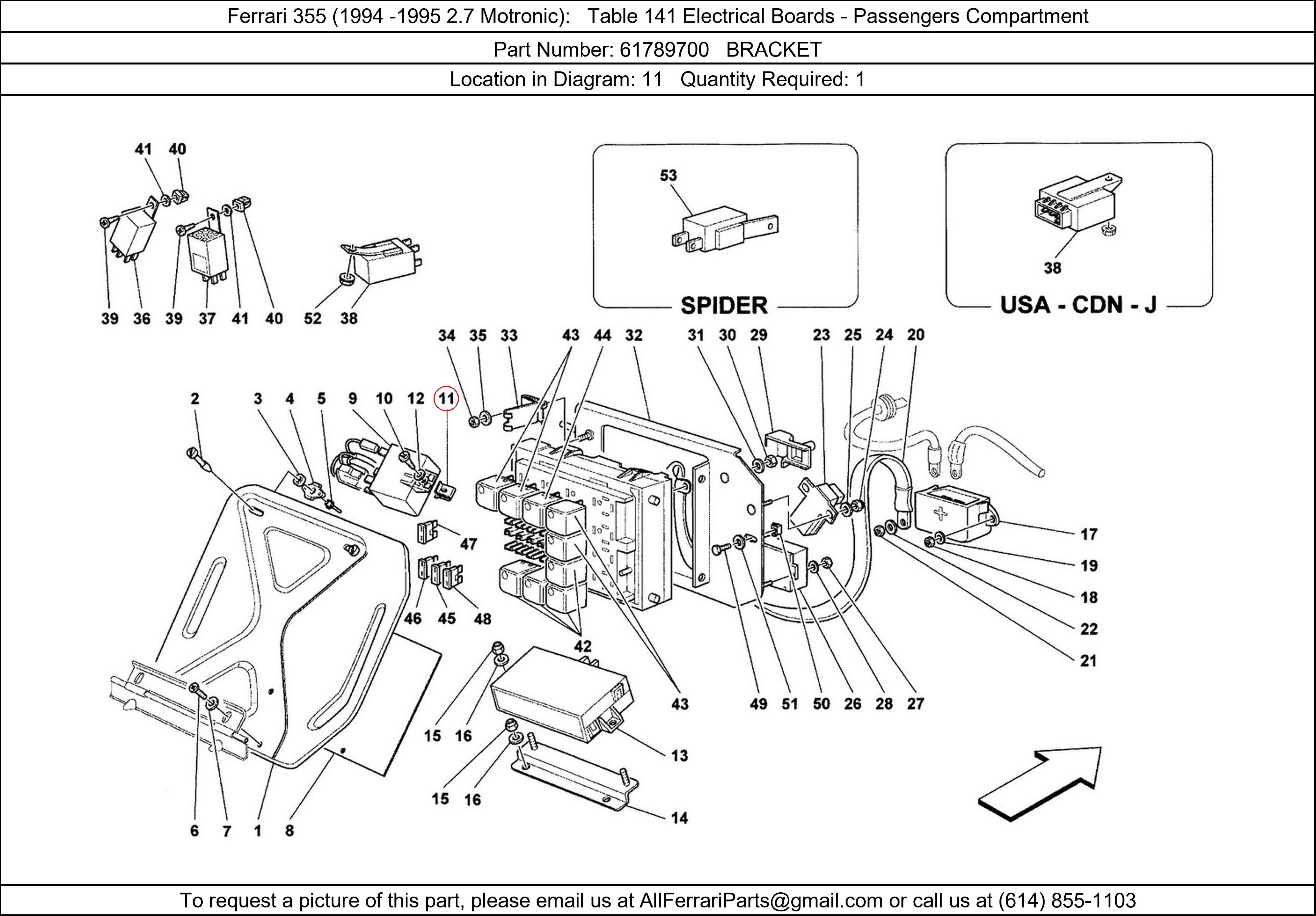 Ferrari Part 61789700