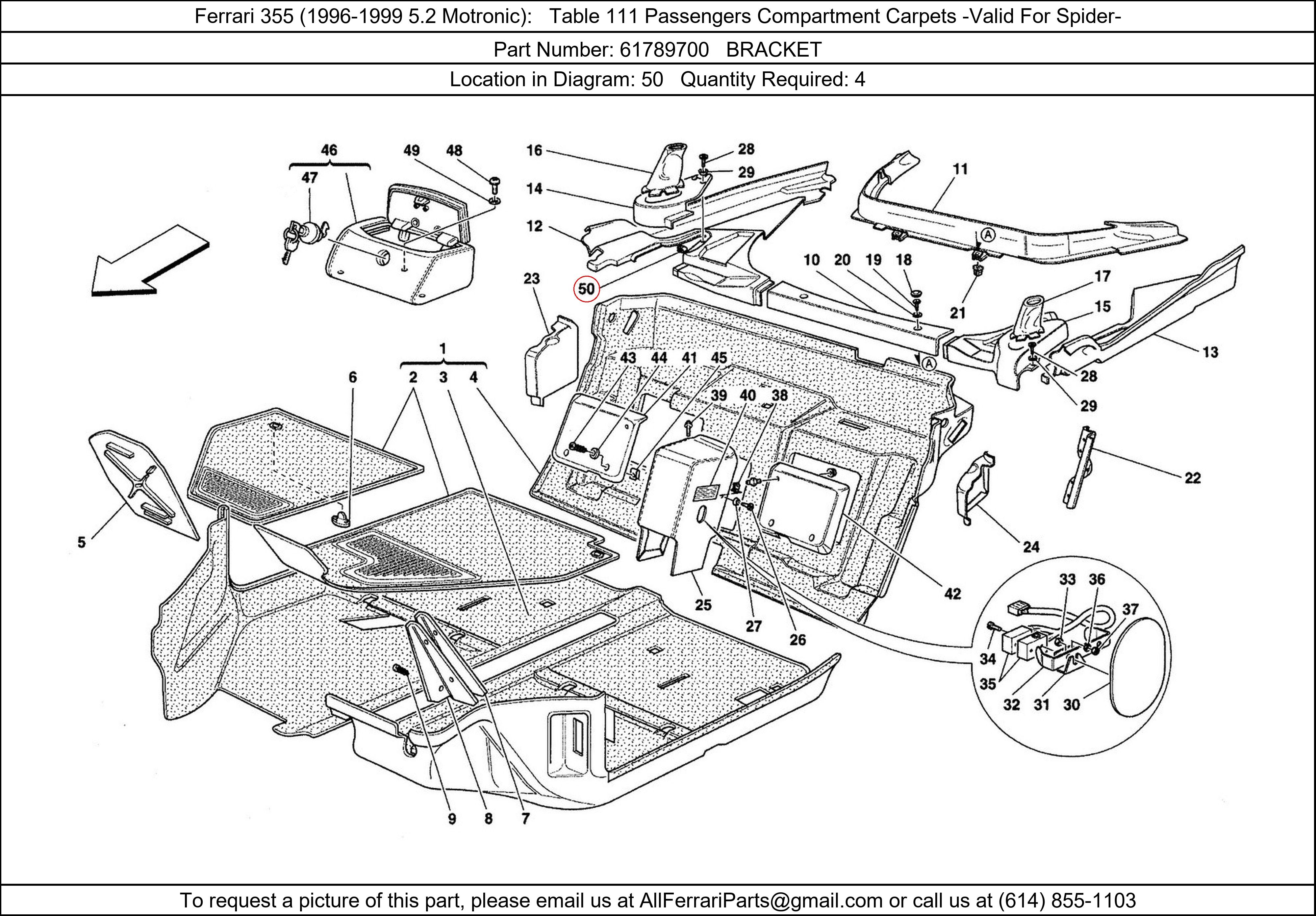 Ferrari Part 61789700